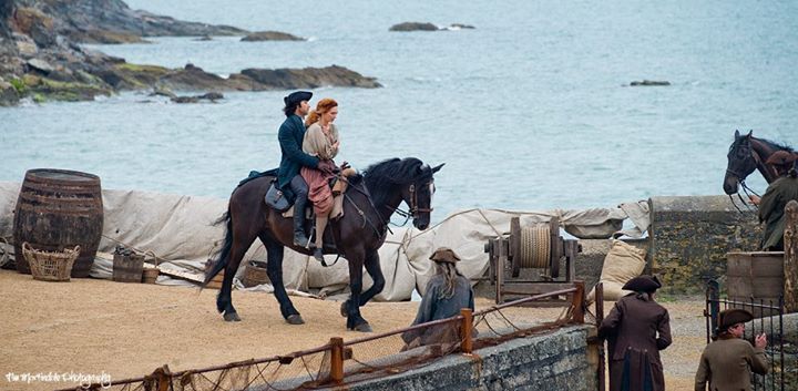 Poldark at Charlestown Harbour