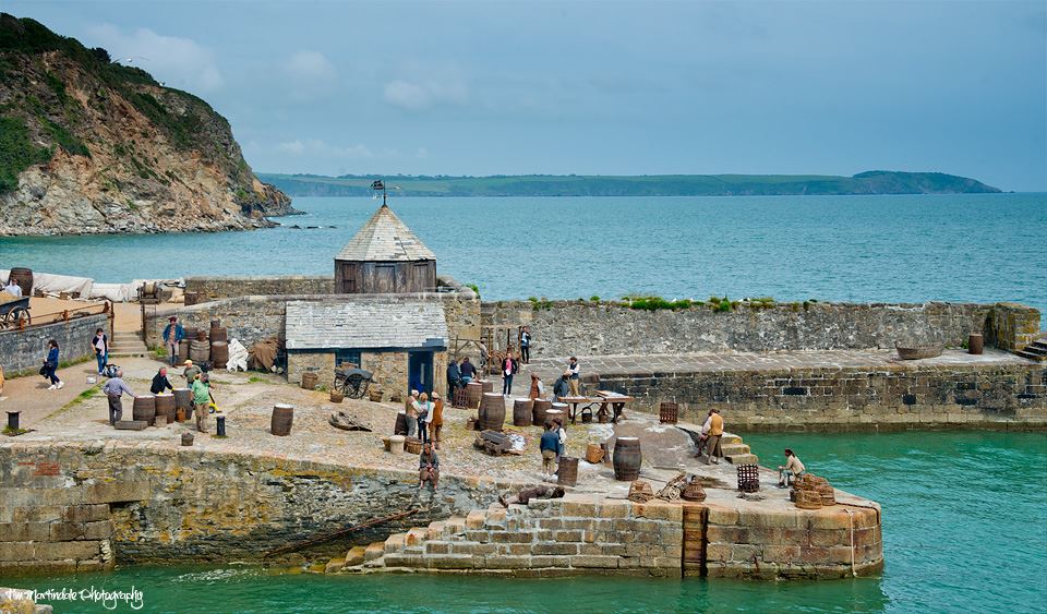 Charlestown Harbour as it's seen in "Poldark"